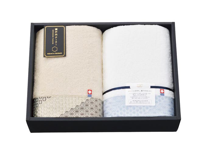 瀬戸内テーラー　あかつき　バスタオル2枚セット ベージュ