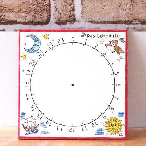 インテリアとしても素敵な「Day Schedule」