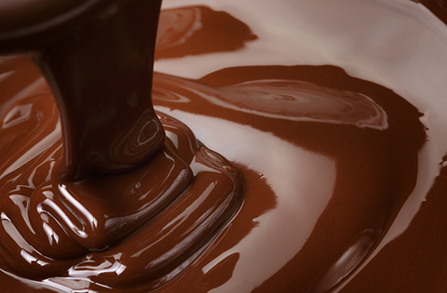 ドロドロのチョコレート