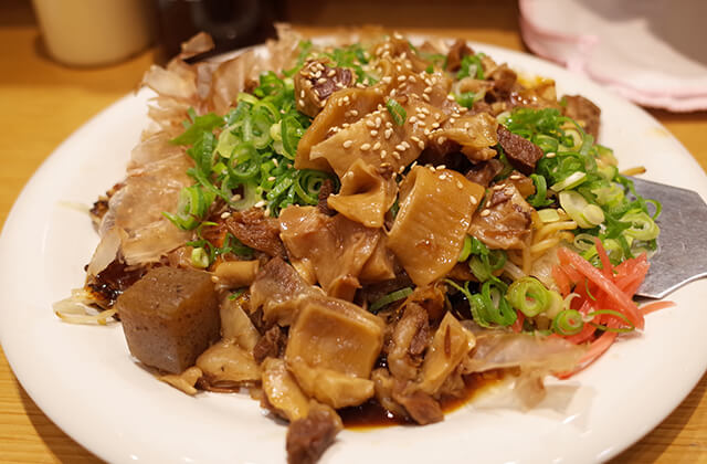 ホルモン焼きそば
