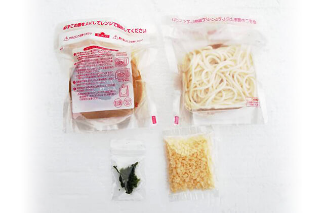 冷凍五島手延べうどん（ミニ）セット内容