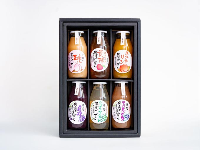 山梨の果実のしずく6本セット