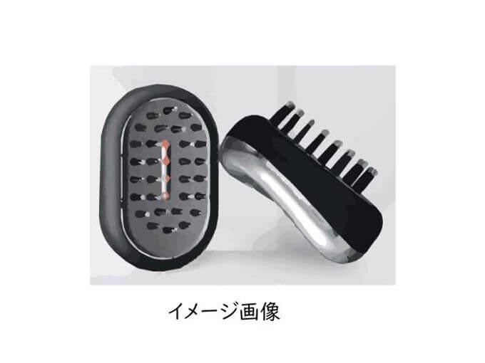 頭皮とフェイスとボディのケアができる ブラシ型の美容機器
