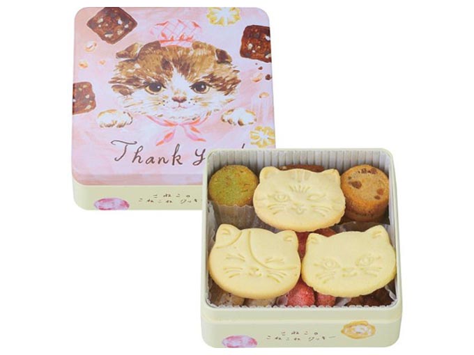 こねこのこねこねクッキー缶