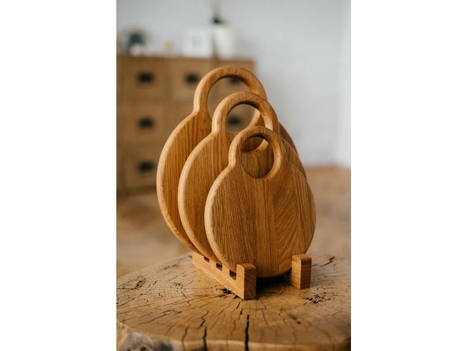 キッチン用ラウンドカッティングボード  3枚セット