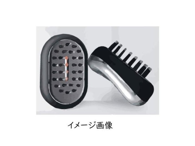 頭皮とフェイスとボディのケアができるブラシ型の美容機器