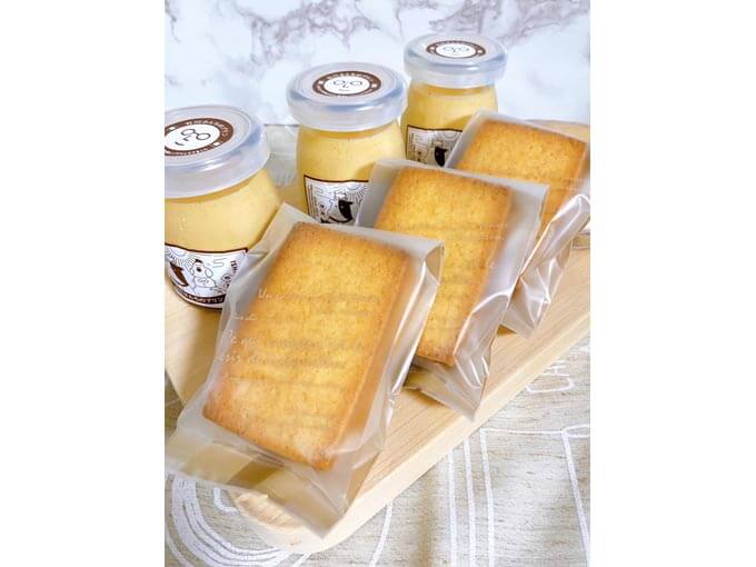 石川さんちのプリン＆レーズンバターサンド