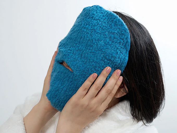 今治産　藍染め　蒸美人 フェイスマスク