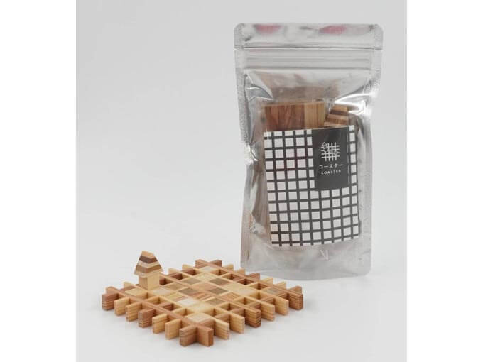組子細工コースターキット・お家つき