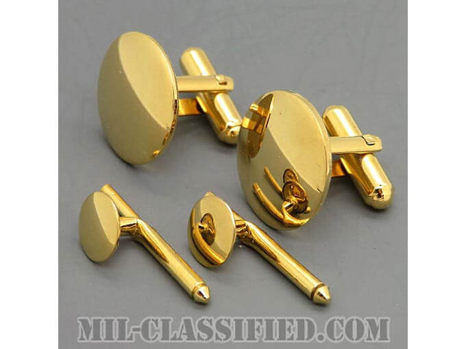 カフスボタンとスタッドボタンセット