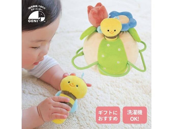 布おもちゃ ふりふり みつばち