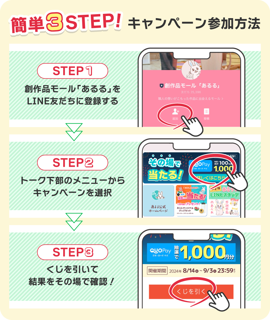 簡単3STEP!