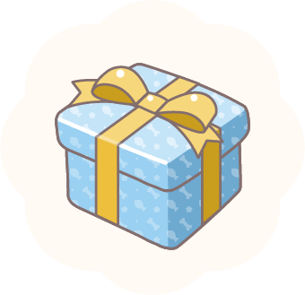 水色のプレゼント