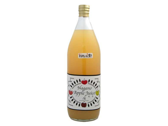 【ジュース】楠ワイナリー　すりおろし 紅玉りんごジュース 1000ml