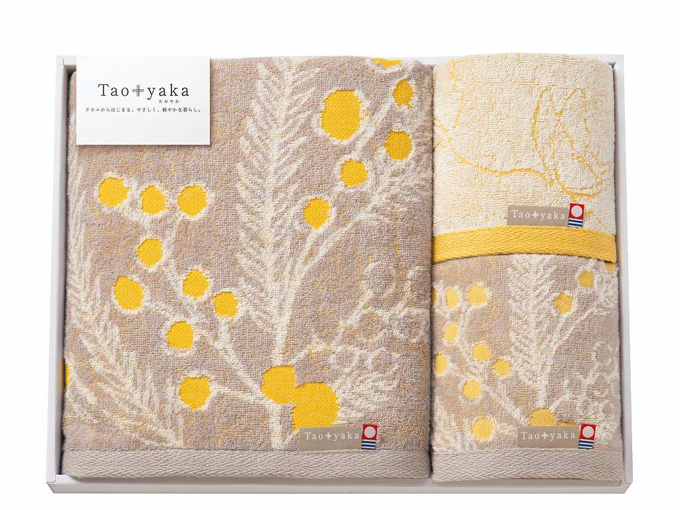 Taoyaka(ミモザ)バスタオル・フェイスタオル・ウォッシュタオル