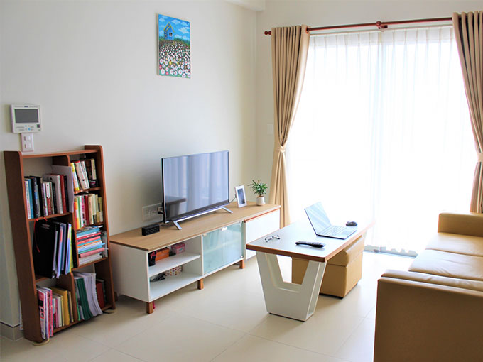 安っぽい素材が目立つダサい部屋