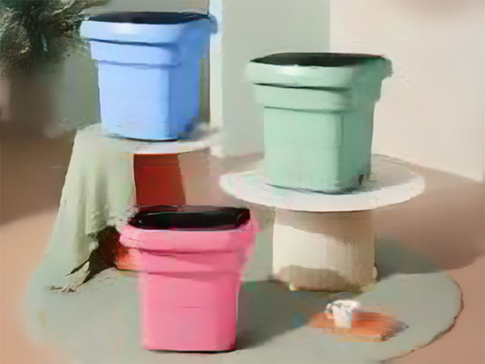 生活を豊かにする　折りたためる洗濯機