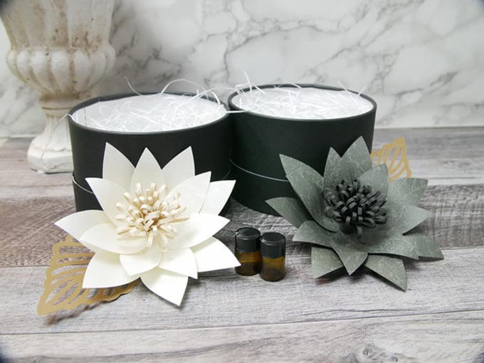 香る花　白/黒BOX