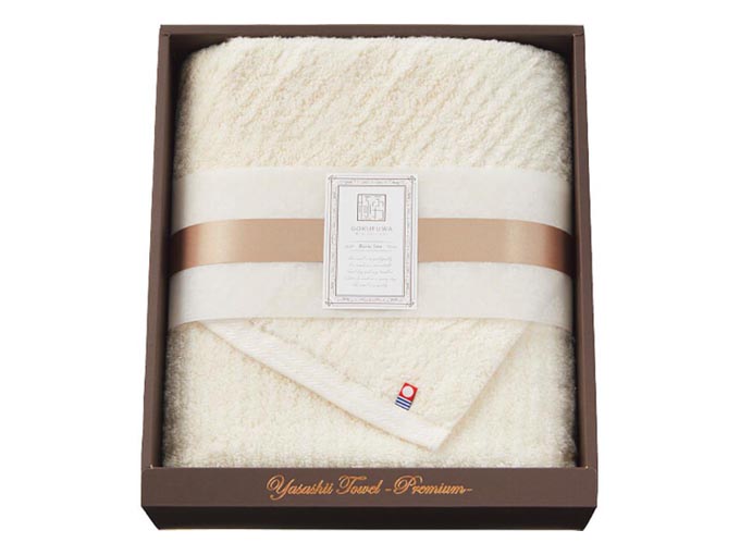 ロングバスタオル ベージュ