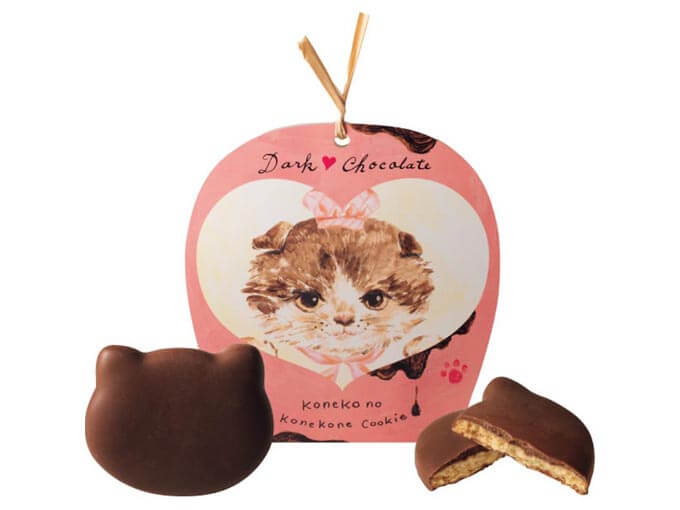 退職する側から女性へのプレゼントにおすすめの猫の形のクッキー