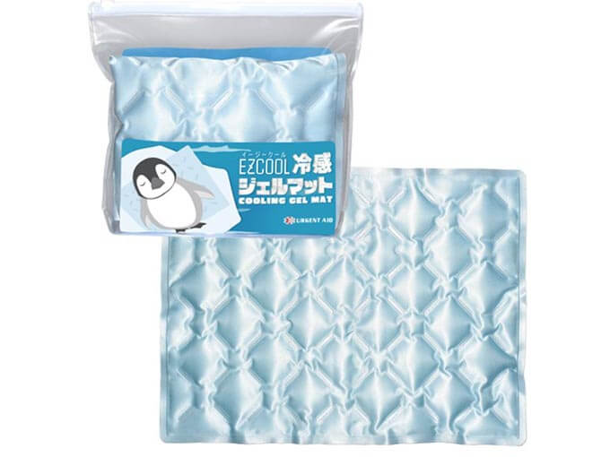 冷感ジェルマット　ベビーブルー