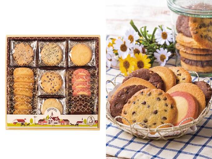 年配の方への食べ物の贈り物でおすすめのクッキーの詰合せ