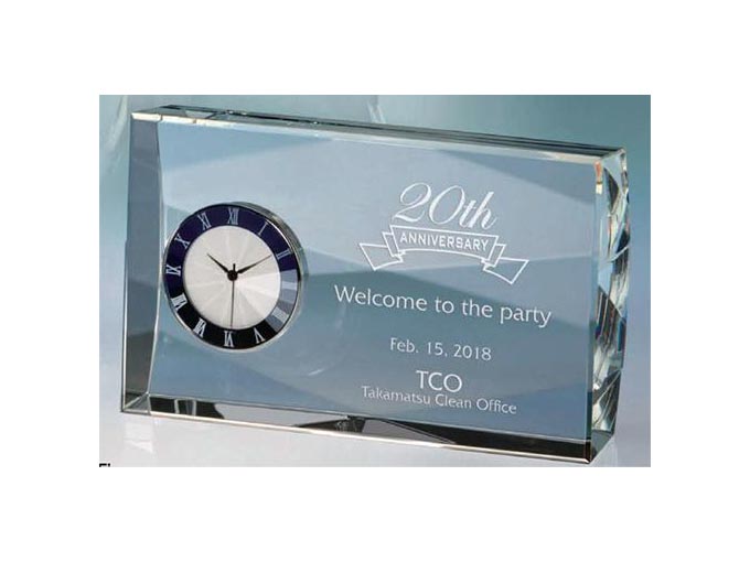 プレミアムクリスタル時計