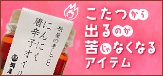 こたつから出るのが苦じゃなくなるアイテム