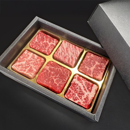 【送料無料】黒毛和牛 肉チョコ6個入り バレンタインにおすすめの画像