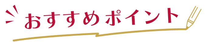 おすすめポイント