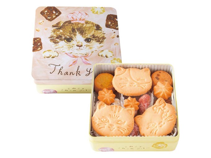 こねこのこねこねクッキー缶