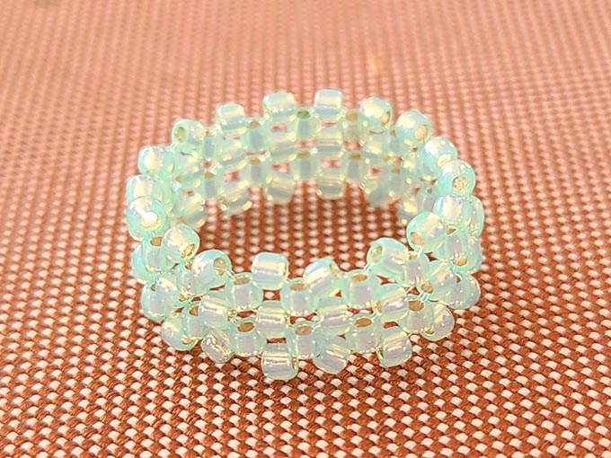 ハンドメイドアクセサリーで初心者におすすめのビーズリング