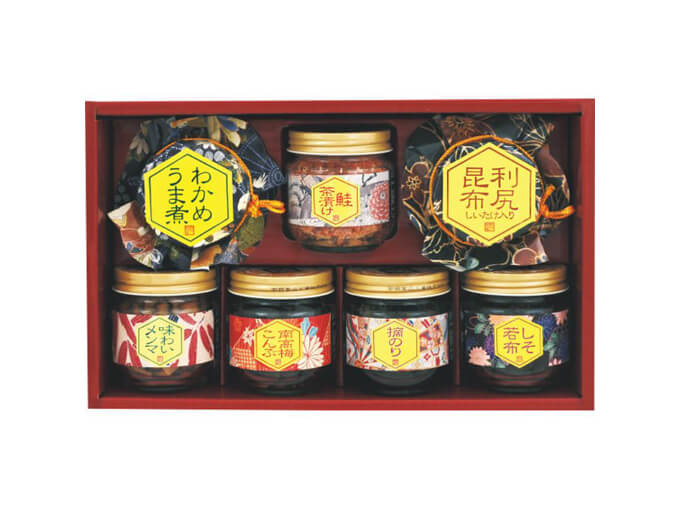 女性への体にいいプレゼントでおすすめの海の幸を味わえる7種類の佃煮