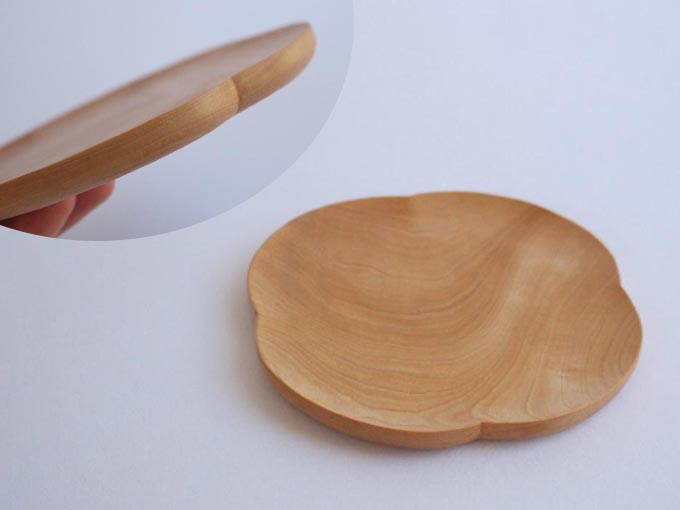 生嶋　花　木のトレイ