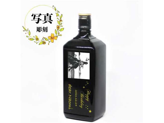 名入れウィスキー　写真彫刻　720ml