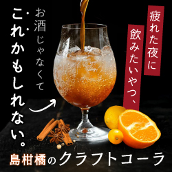 疲れた夜に飲みたいやつ、お酒じゃなくてこれかもしれない。島柑橘のクラフトコーラ