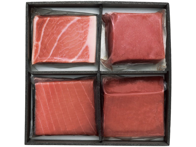 雫監修　天然マグロのお刺身セット　一段重