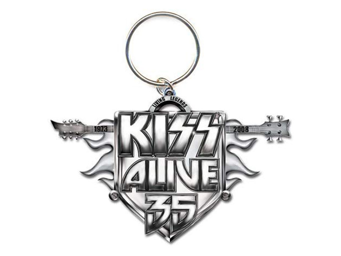 Kiss キッス ALIVE35 オフィシャル メタル キーホルダー