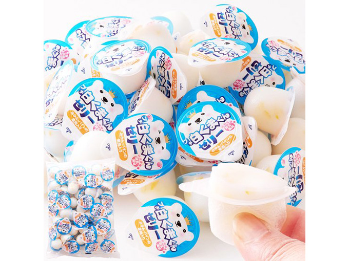 ひと口サイズのプチ白くまくんゼリー50個