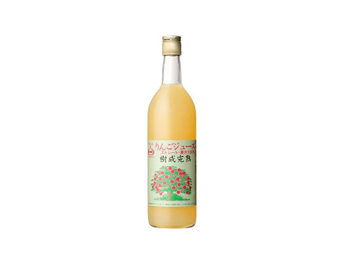 青森県産の完熟したりんごを使用した100%ジュース