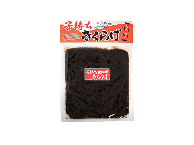 甘い味付けのきくらげの佃煮