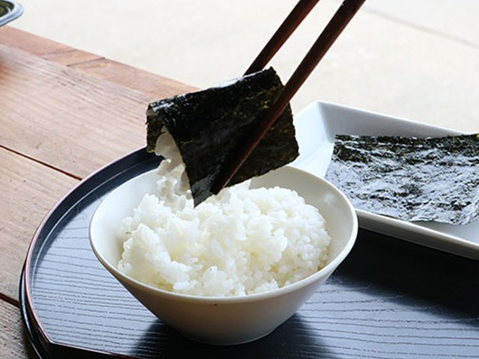 8切りサイズ5枚入りの16束 小豆島産の味付け海苔