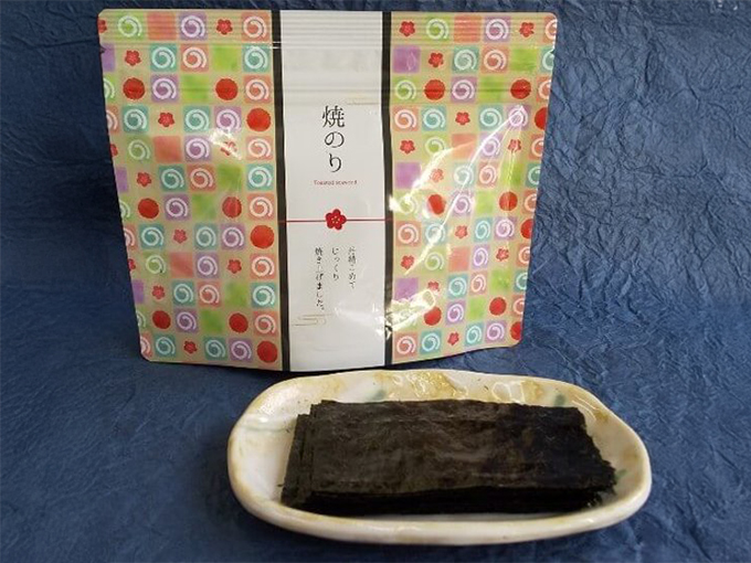 有明産の海苔を使用したおつまみ海苔
