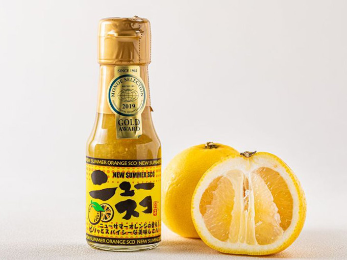 ニューサマーオレンジとタバスコを組み合わせた調味料