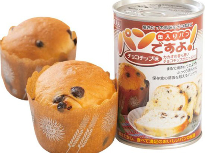 缶に入っているタイプのチョコチップパン