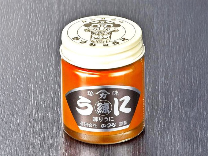 パスタなどに加えて使用できる練りうにのビン詰