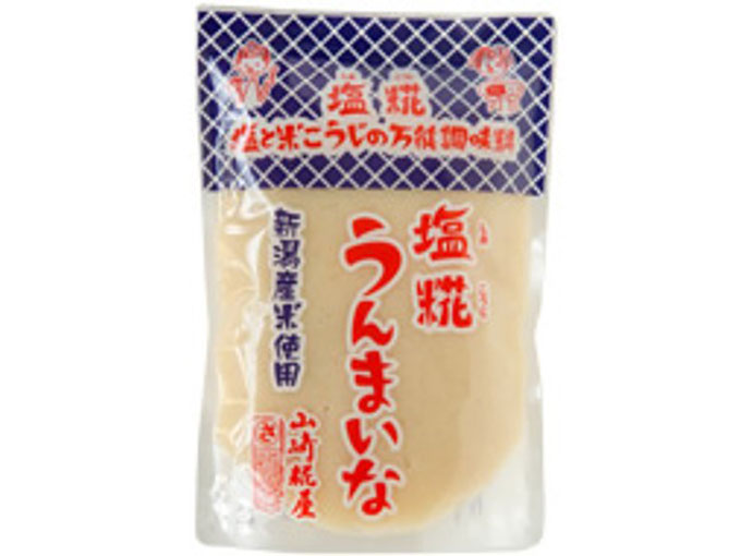 新潟産の米を使用してできた米麹と赤穂の天塩を合わせて作った塩麹