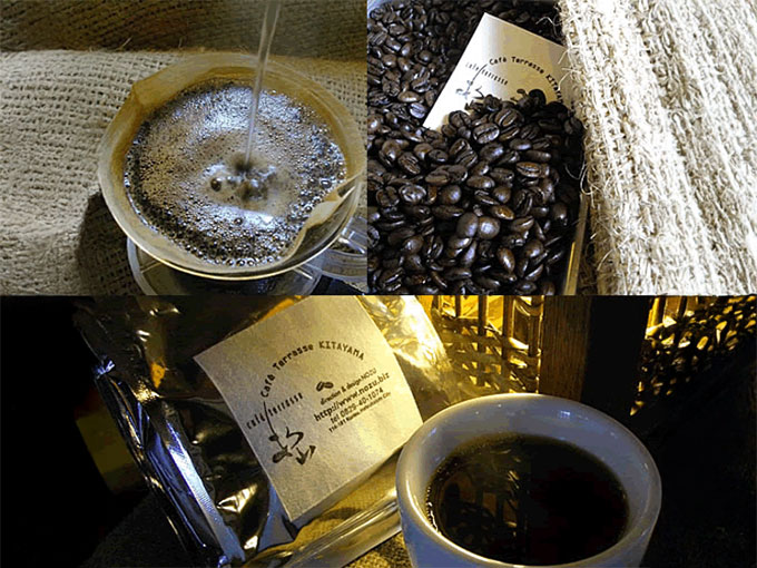 深煎り焙煎に耐えられる密度の高い北山ブレンドコーヒー豆