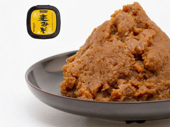 麦の香りが漂う甘口の麦みそ