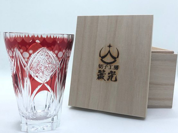 切子細工が美しいタンブラー